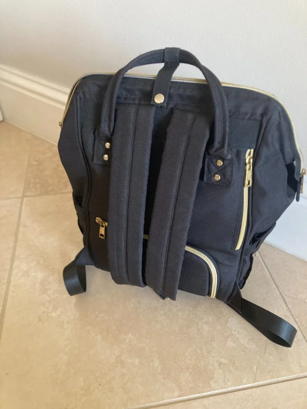 Black Baby Diaper Bag